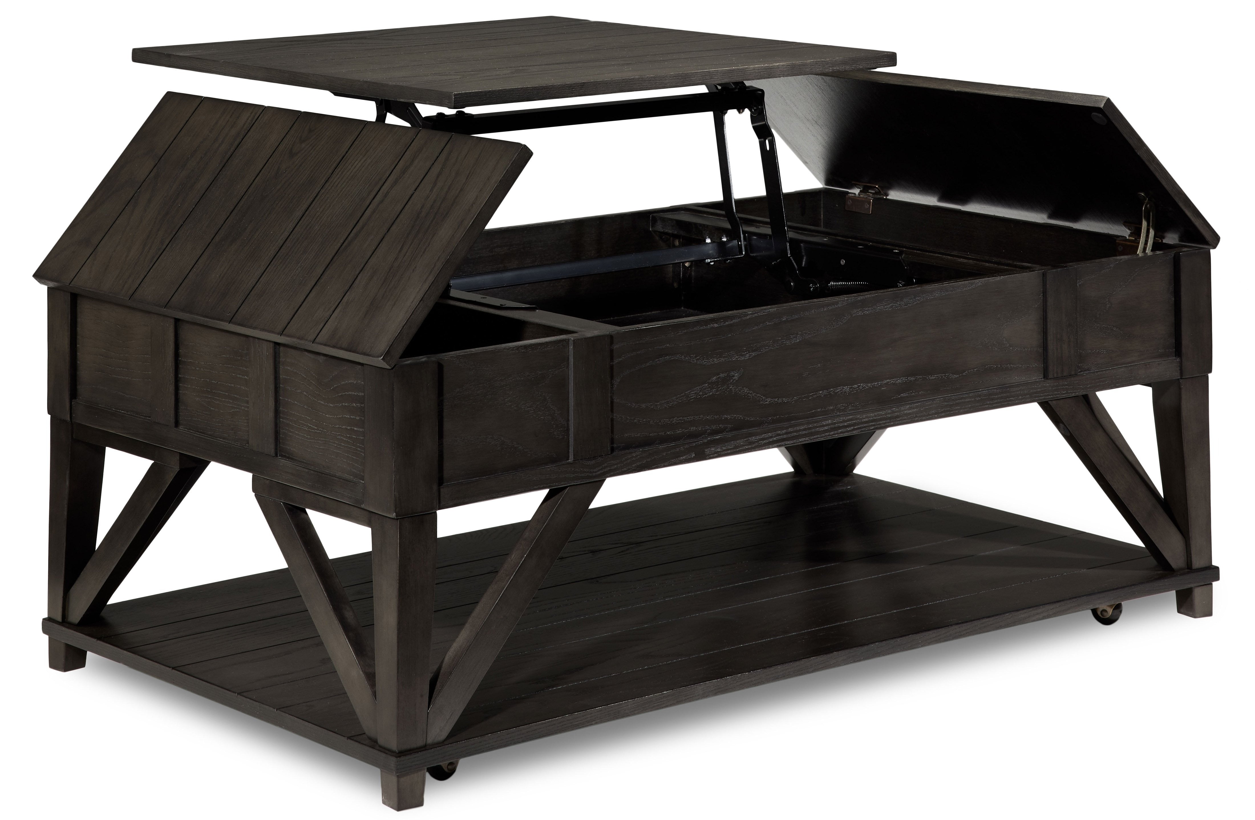 Brandon Lift-Top Coffee Table - African Grey
