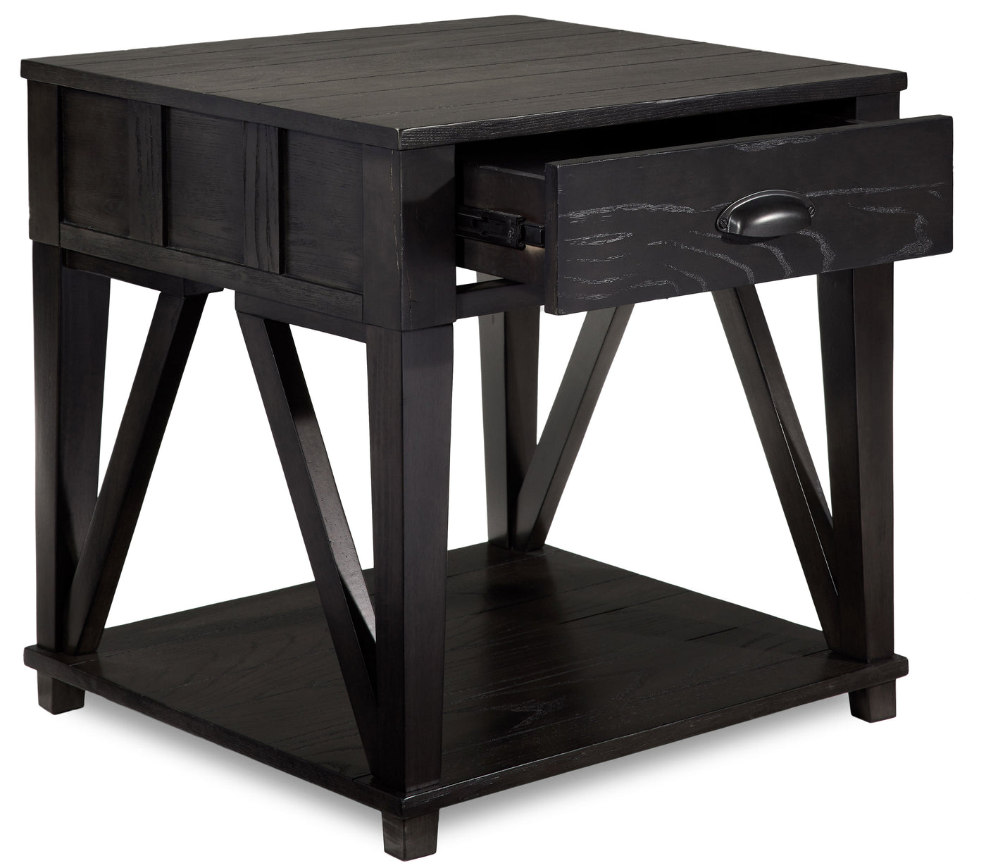 Brandon End Table - African Grey