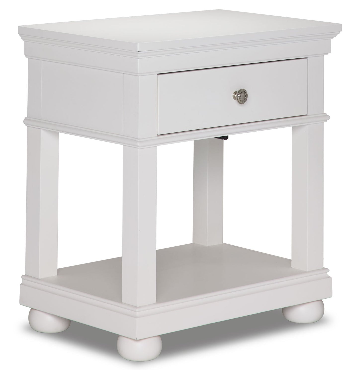 Canterbury Night Table - Natural White