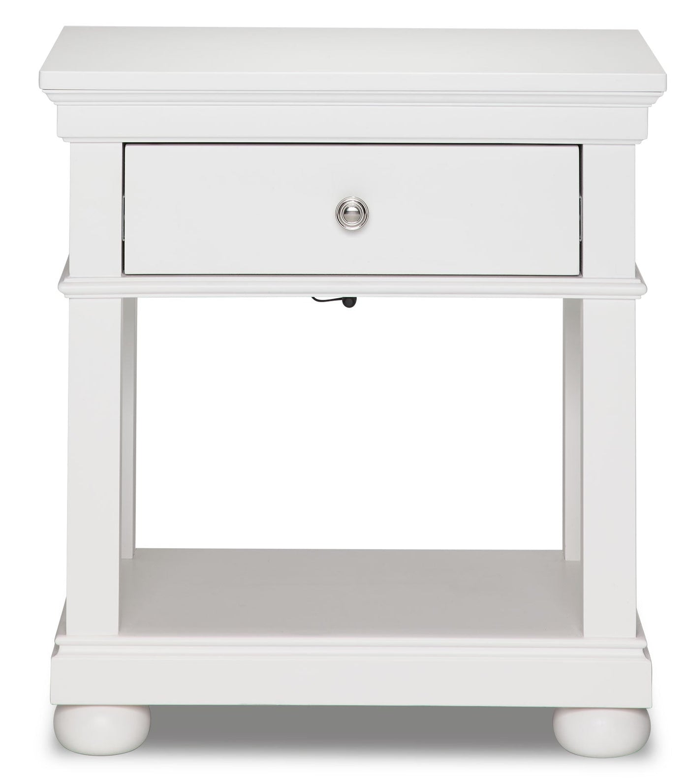 Canterbury Night Table - Natural White