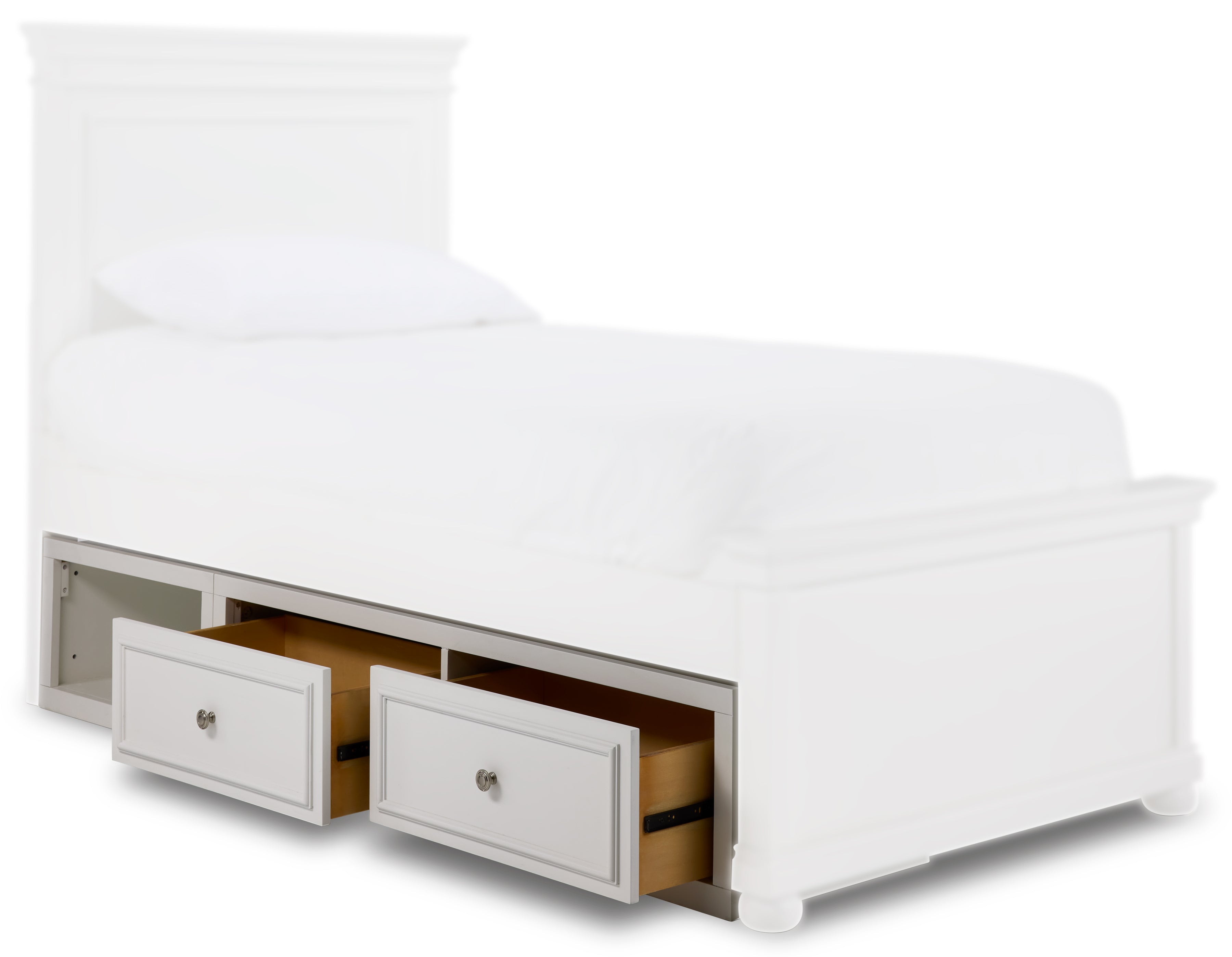 Canterbury Underbed Storage Unit - Natural White