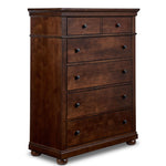 Canterbury 5 Drawer Chest - Warm Cherry