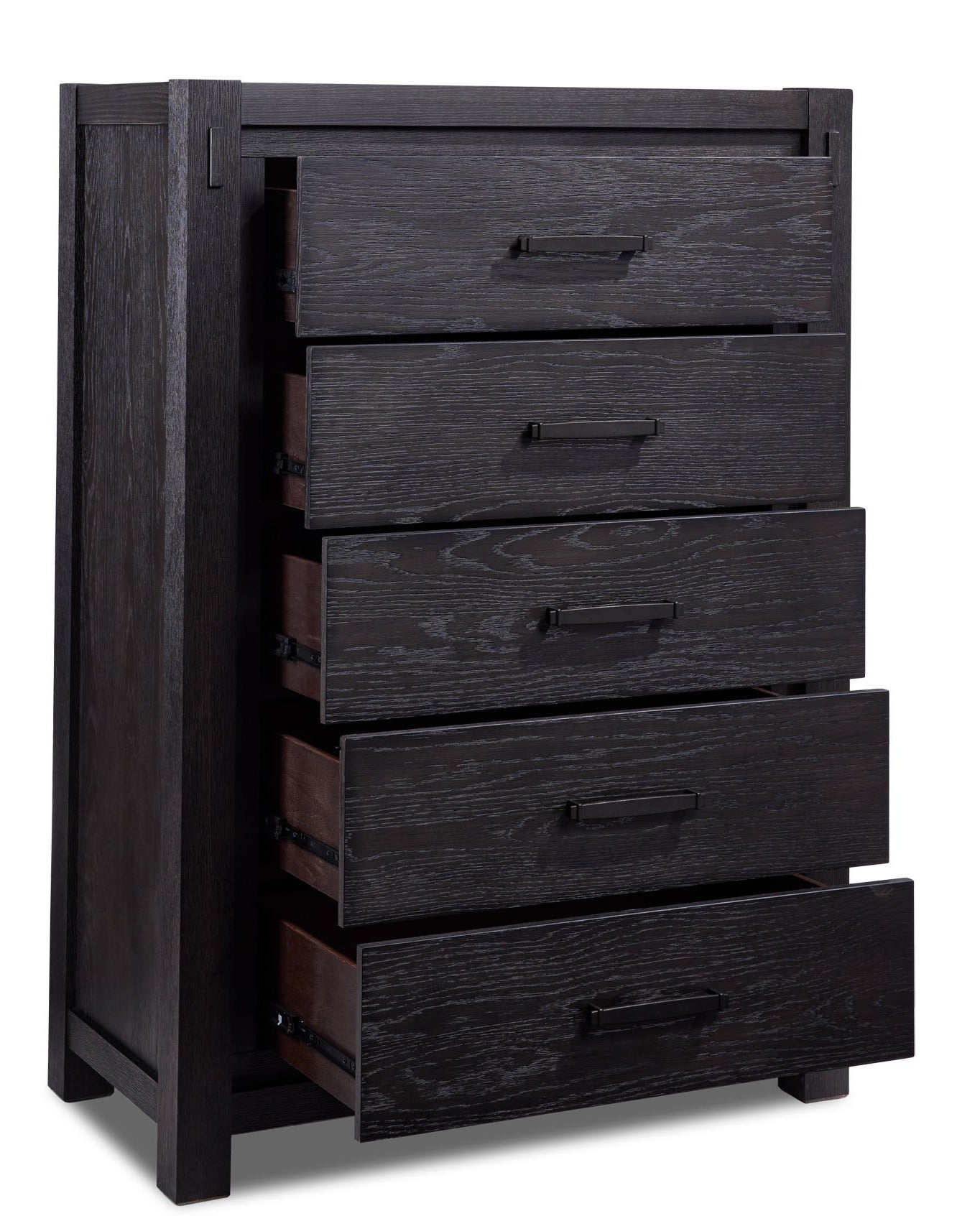 Canyon 5 Drawer Chest - Dark Brown