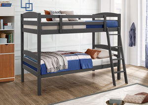 Charlie Twin Bunk Bed - Grey