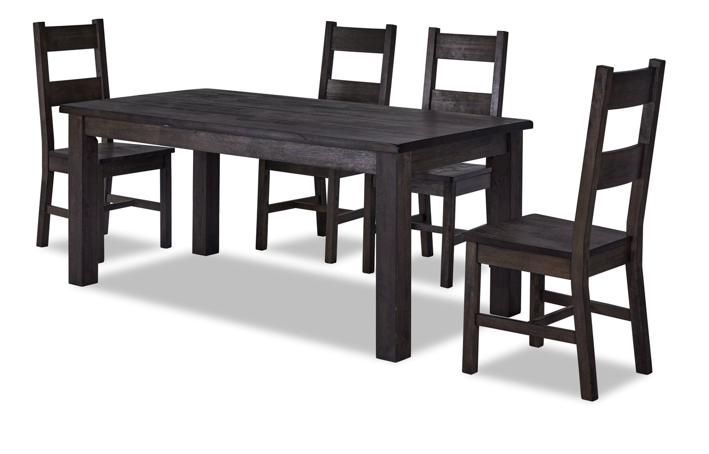 Cottage 5-Piece Dining Set - Grey