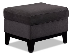 Crizia Ottoman - Dark Grey