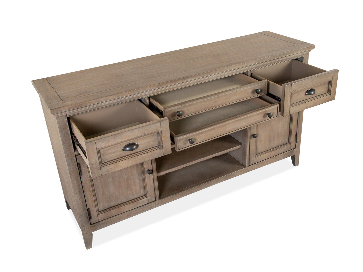 Paxton Place Buffet - Grayish Brown
