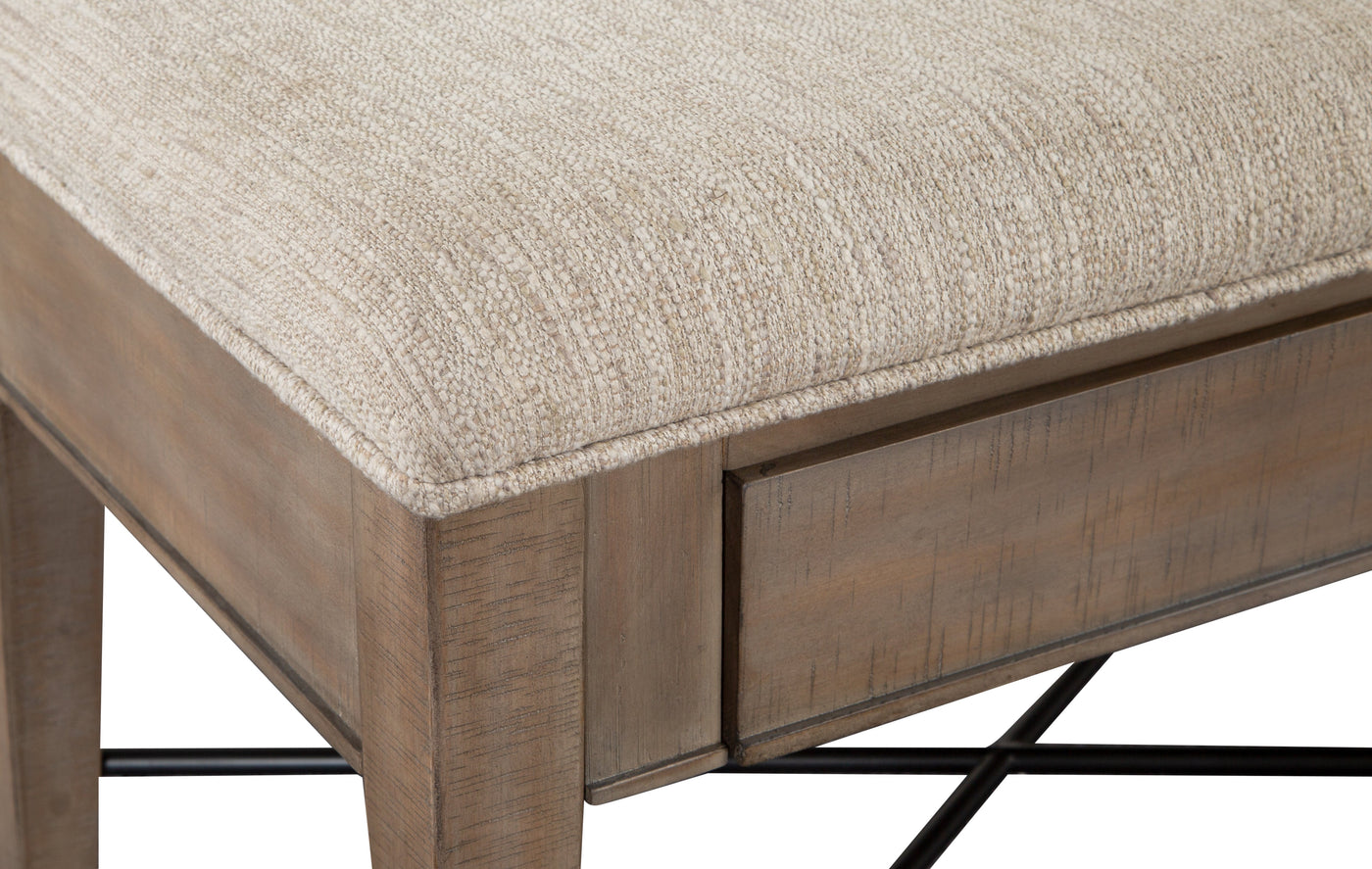 Paxton Place Bench With Storage - Grayish Brown