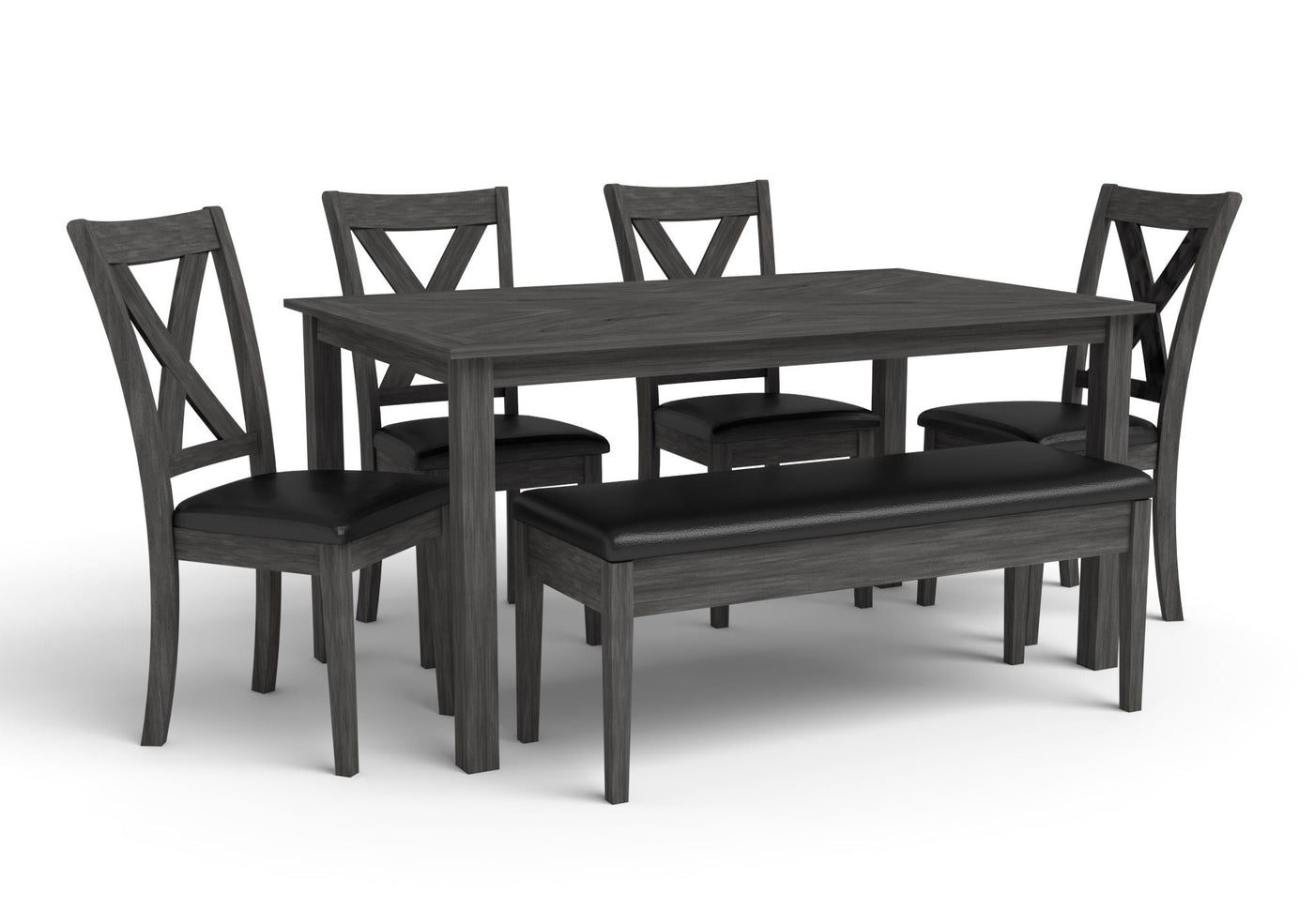 Belwood 6-Piece Dining Set - Grey