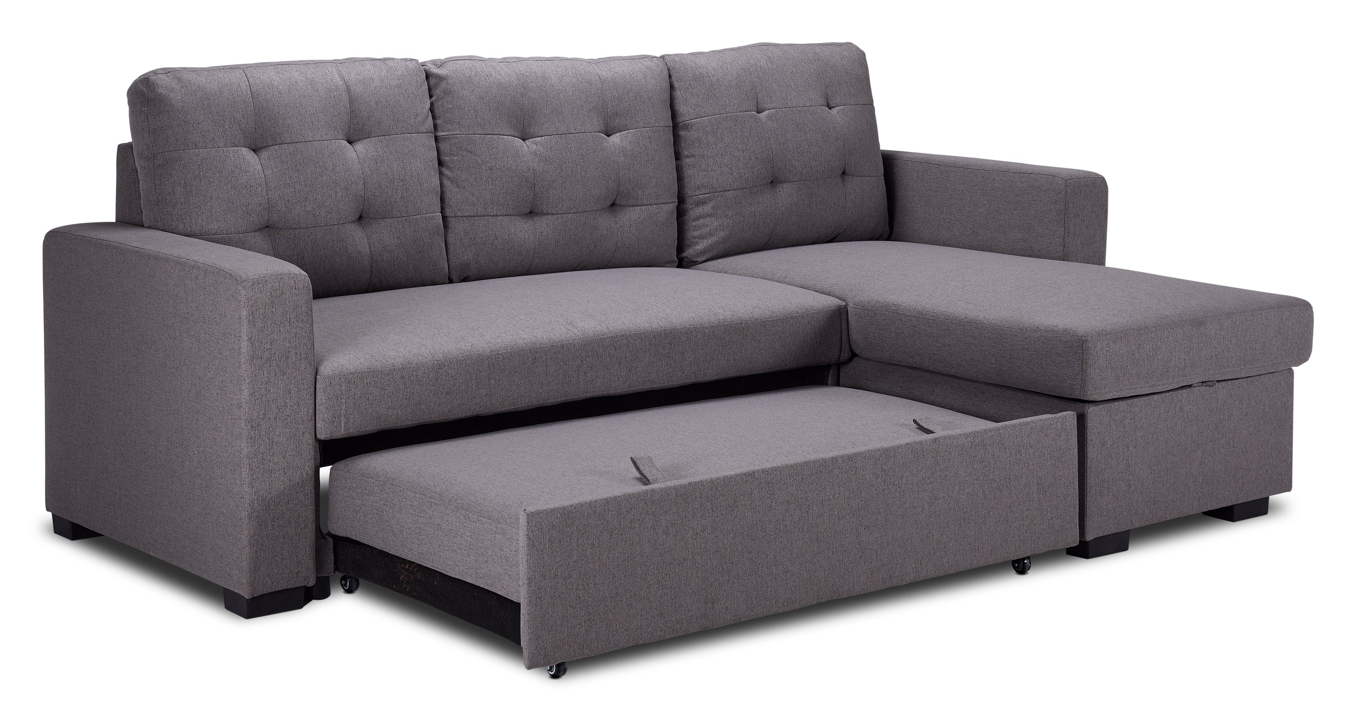 Dustin Pop-Up Sofa Bed - Grey