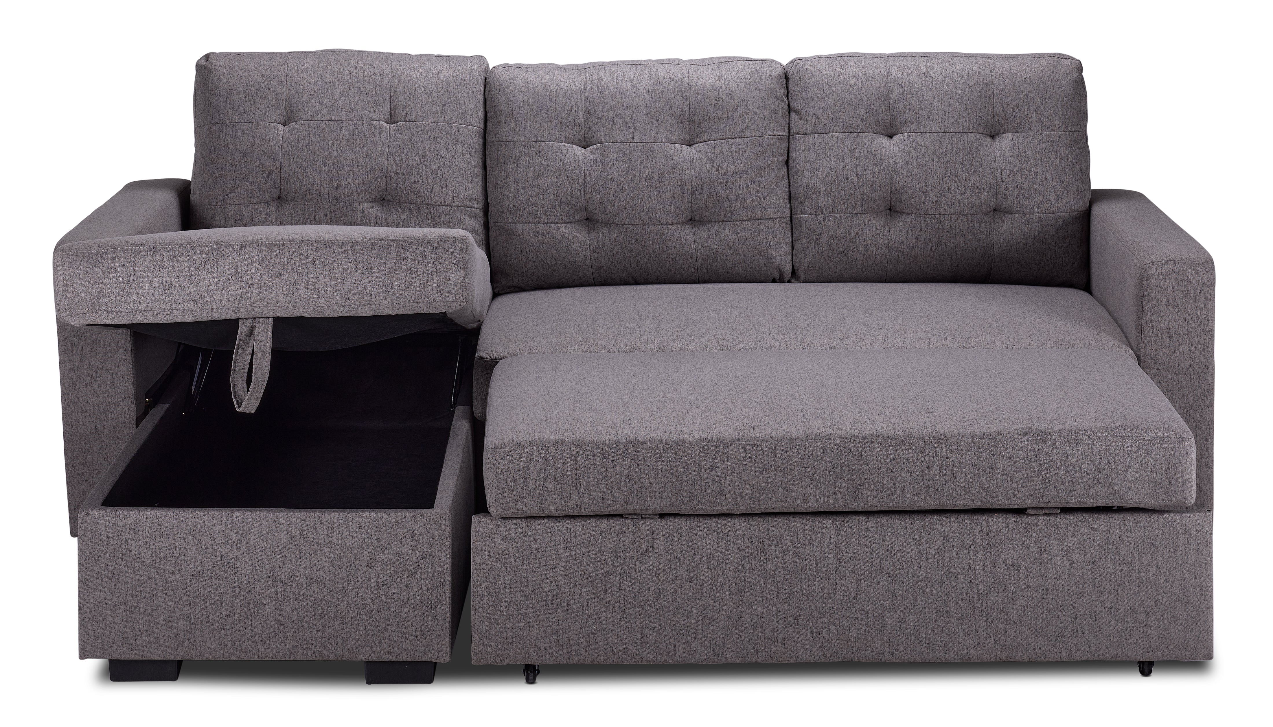 Dustin Pop-Up Sofa Bed - Grey