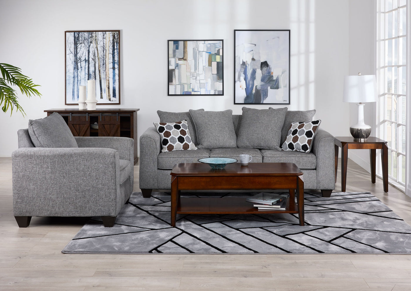 Elio Sofa - Platinum