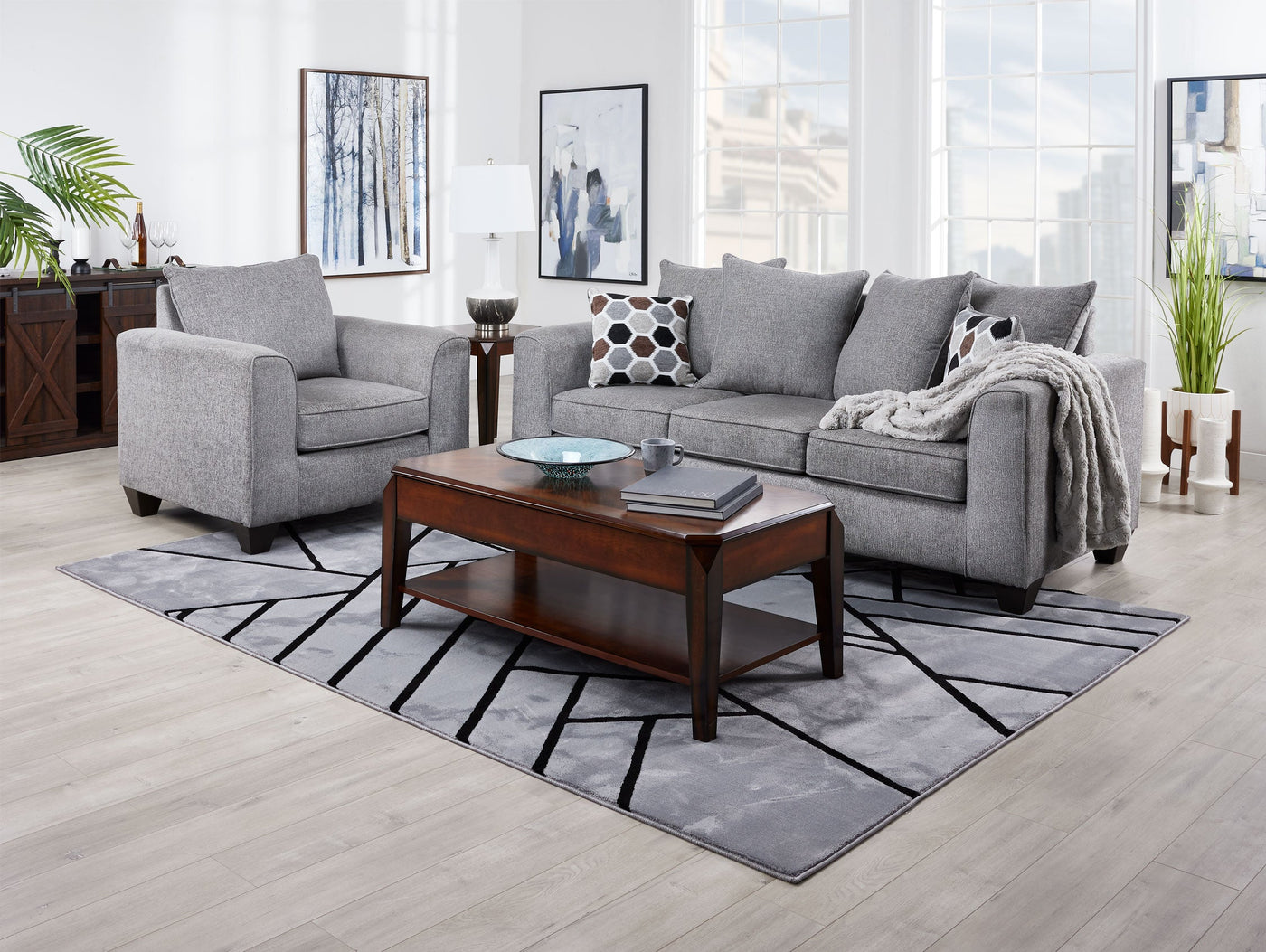 Elio Sofa - Platinum