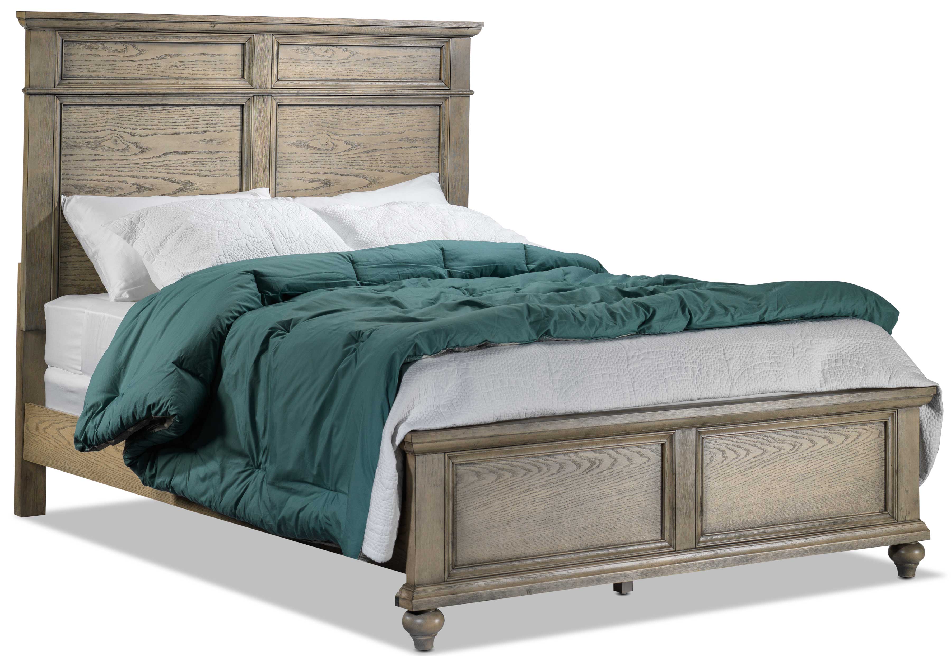 Emma 5-Piece Full Bedroom - Oak