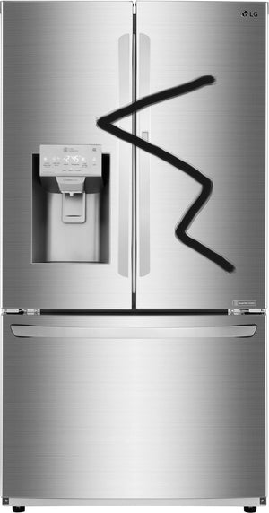LG Appliances Stainless Steel French Door Refrigerator (28 Cu. Ft.) - LFXS28566S - Open-Box
