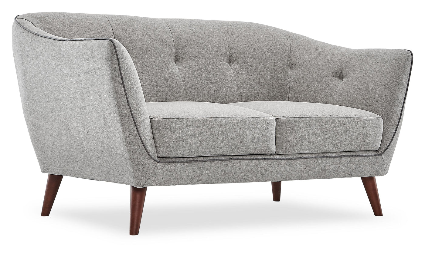 Ava II Loveseat - Light Grey