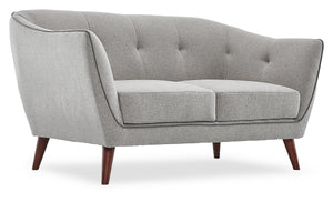 Ava II Loveseat - Light Grey