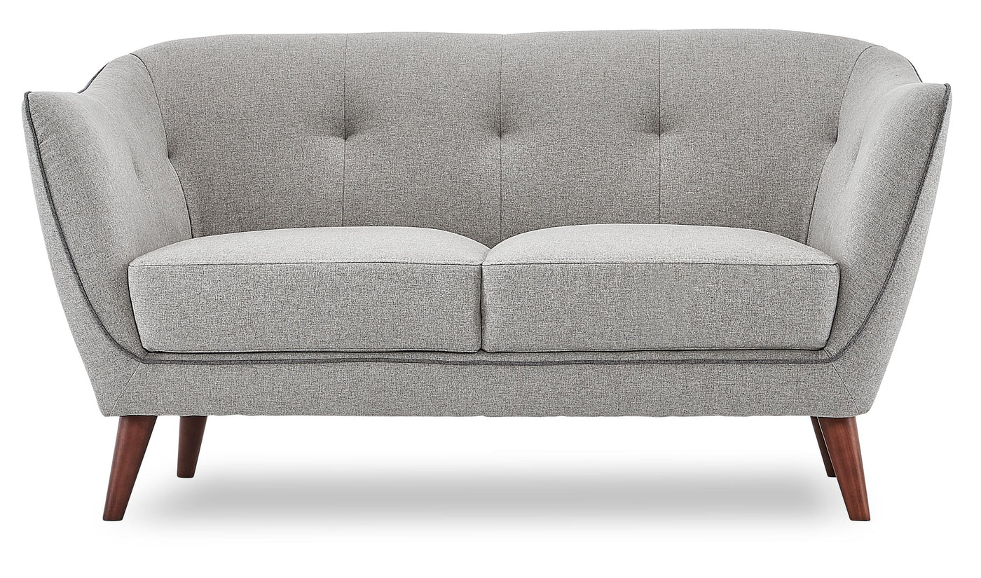 Ava II Loveseat - Light Grey