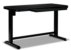 Maddox Bureau de travail à hauteur réglable – noir