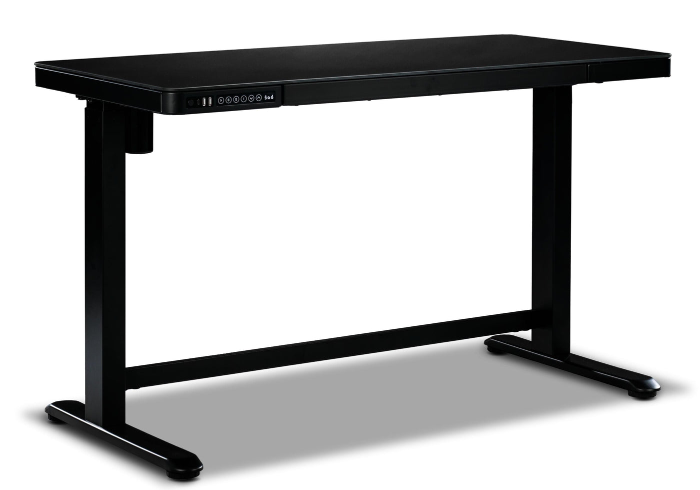 Maddox Adjustable Height Desk - Black