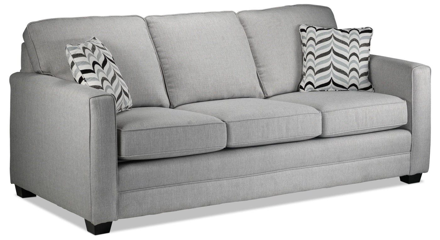 Penelope Sofa and Loveseat Set - Grey