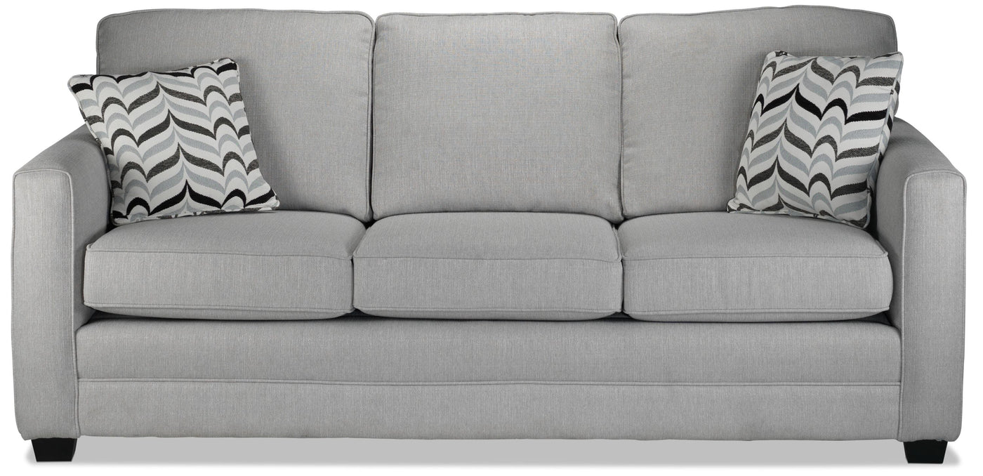 Penelope Sofa and Loveseat Set - Grey