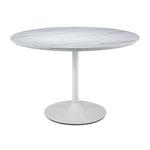 Tina Dining Table - White-on-White