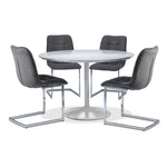 Tina 5-Piece Dining Set - Graphite