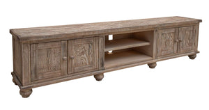 Aruba 93" TV Stand - Drift Sand