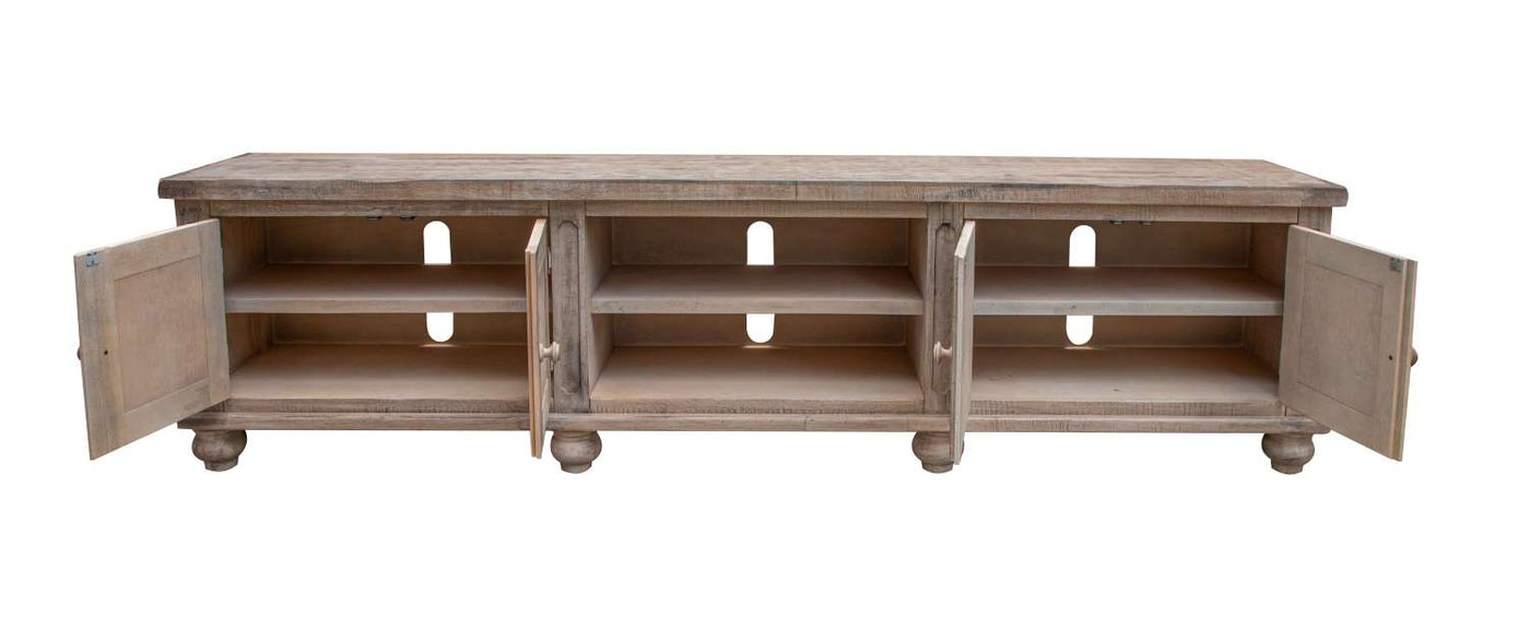 Aruba 93" TV Stand - Drift Sand