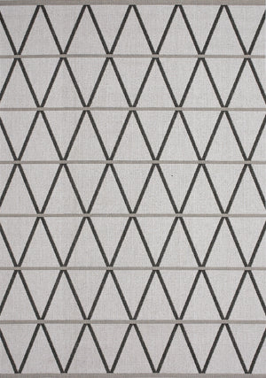 Jasper Treillis Tapis extérieur (5,3 pi X 7,7 pi) – gris