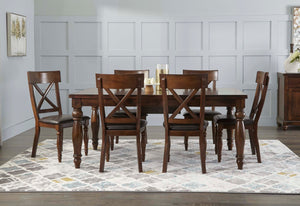 Kingstown 7-Piece Dining Room Set - Chocolate