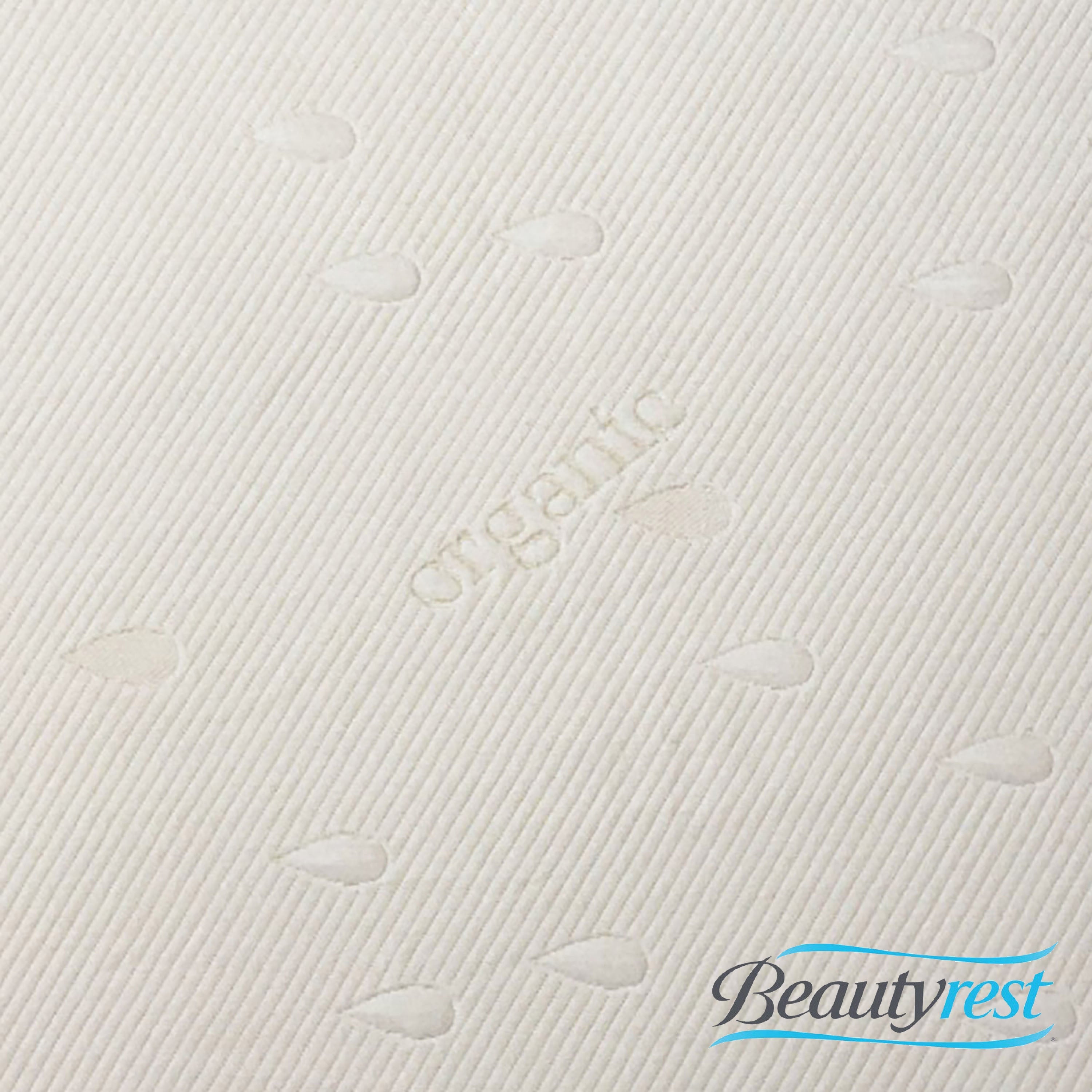 Simmons "Beautyrest" Organic Cotton Crib Mattress - White
