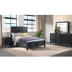 Laguna 6-Piece King Bedroom Package - Weathered Oak and Black