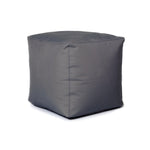 Outdoor Cube Ottoman - Grey