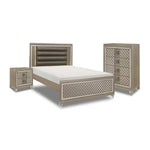 Meera 5-Piece Full Bedroom Package - Champagne