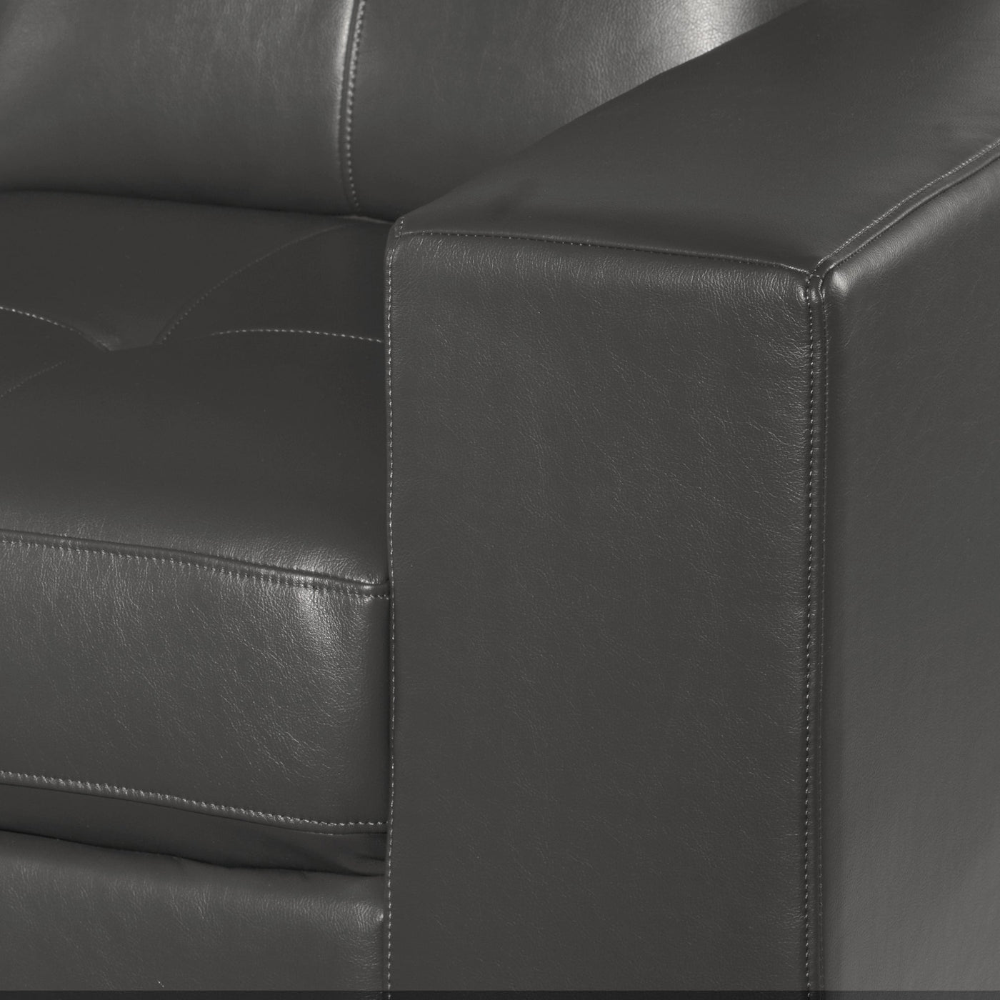 Meldrid 3 Pc. Sectional with Left Facing Chaise - Grey