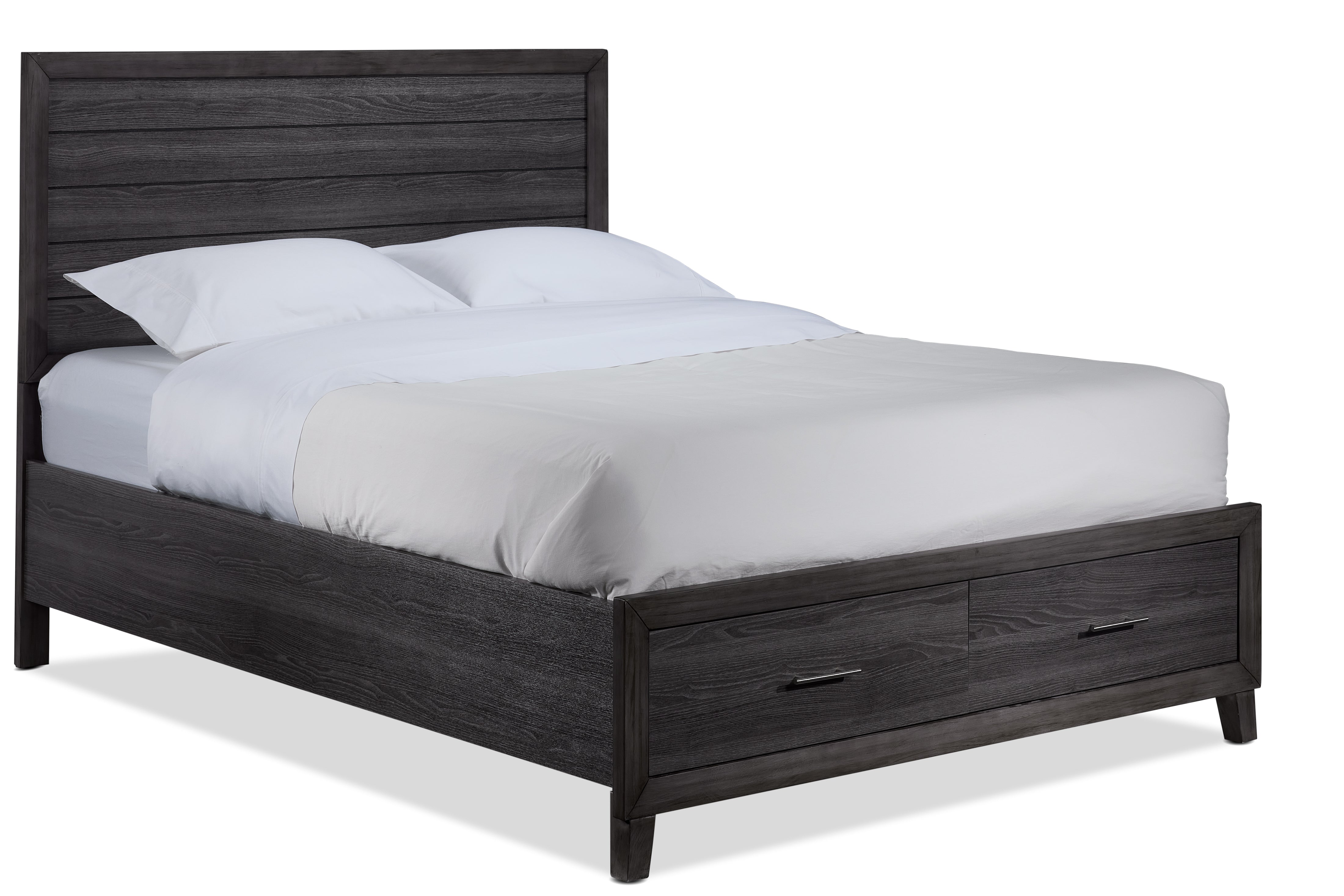 Miller 3-Piece Queen Storage Bed - Grey