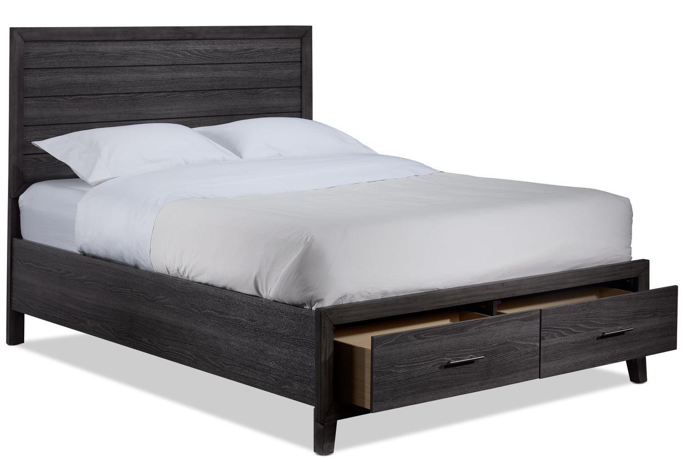 Miller 3-Piece Queen Storage Bed - Grey