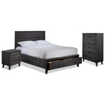 Miller 5-Piece Queen Storage Bedroom Package - Grey