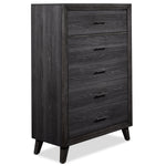 Miller 5 Drawer Chest - Grey