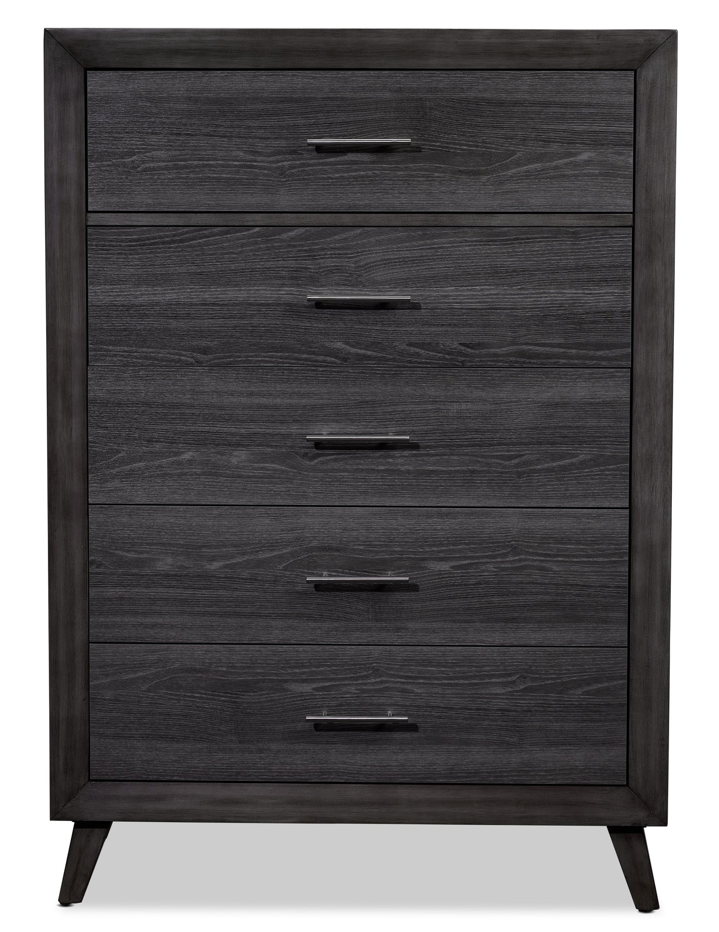 Miller 5 Drawer Chest - Grey