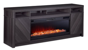 Morado Bay Fireplace TV Stand - Grey