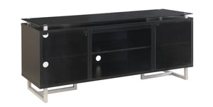 Onyx Flat Panel Television Stand - Black