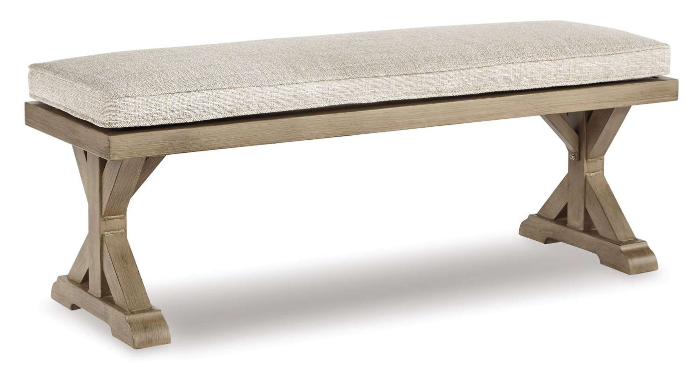 Beachcroft - 6-Piece Outdoor Dining - Beige, Brown
