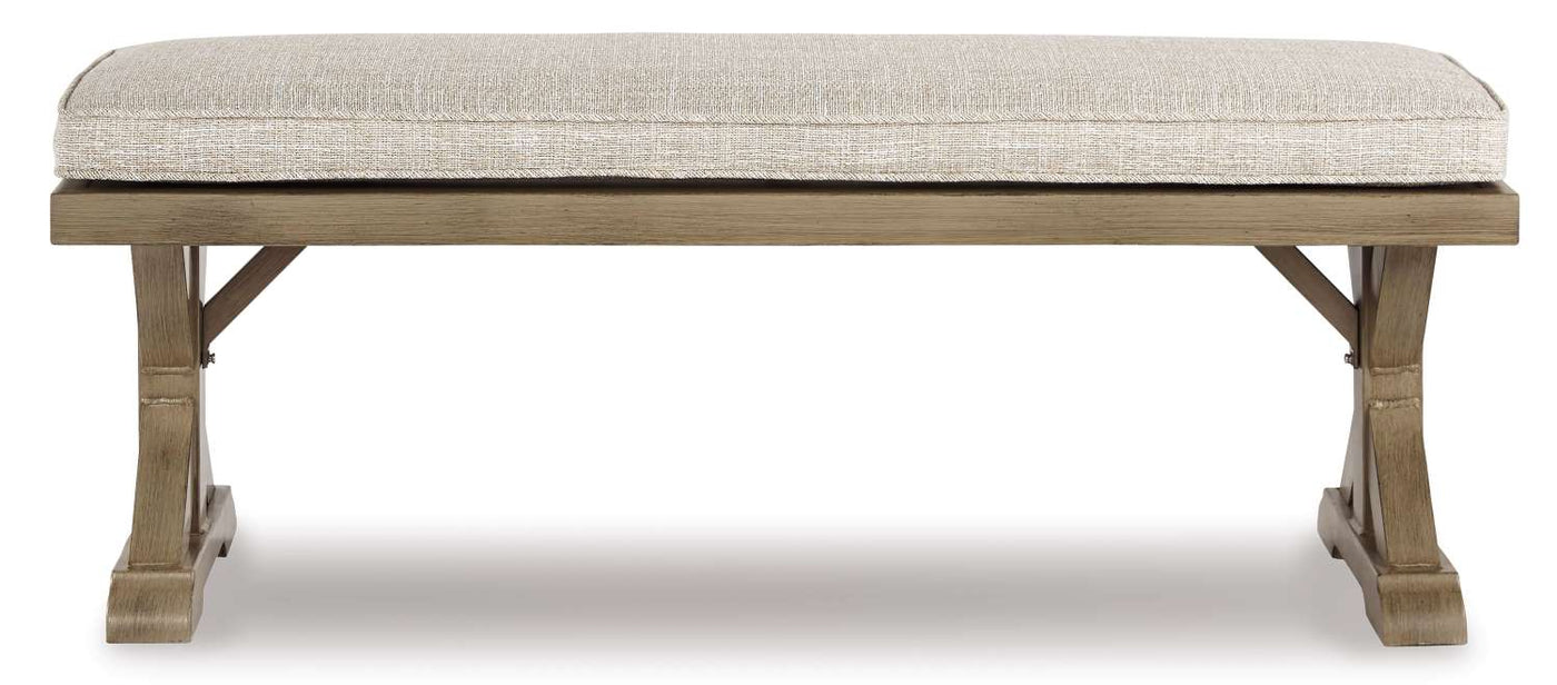 Beachcroft - 6-Piece Outdoor Dining - Beige, Brown