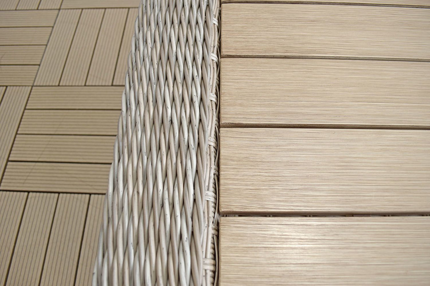 Haleola 4 Pc Rattan Weave Outdoor Conversation Set