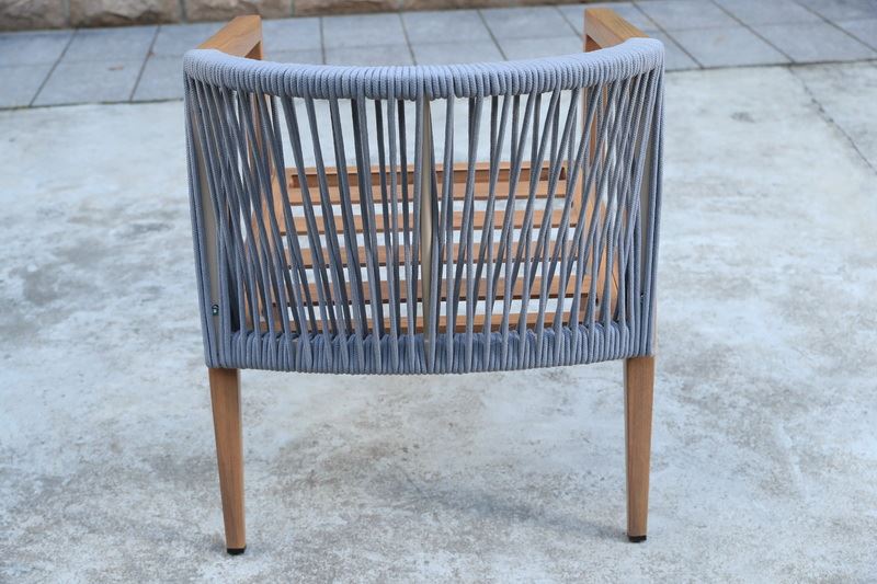 Rusholme 4-Piece Outdoor Conversation Set - Light Brown/Grey