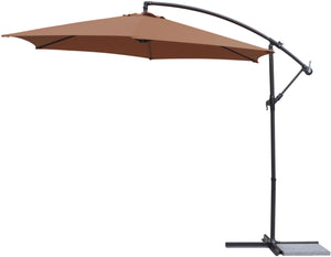 Bumbershoot 10' Deluxe Outdoor Umbrella - Russet Brown