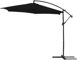 Bumbershoot 10' Deluxe Outdoor Umbrella - Onyx Black